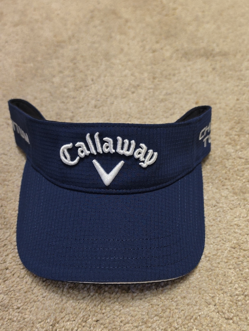 Callaway Navy and White Embroidered Golf Visor
